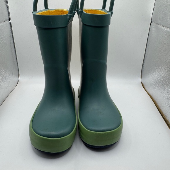 Target Toddler Size 5 Boys Blue Green and Yellow Dinosaur Rain Boots Rainboots - Picture 2 of 9